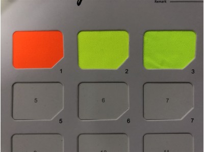 JS-BY M-263 300D彈絲白色塗層防水 風褸布 側面照